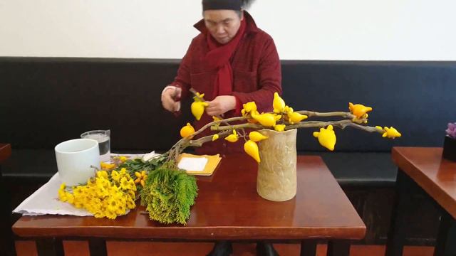 꽃으로 소리하다 #54 ,여우얼굴, 동양꽃꽂이 한국꽃꽂이, 꽃꽂이, 화공회, Solanum mammosum, Flower arrangement смотреть онлайн