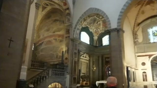 Basilica of Santa Maria Novella, Florence, Tuscany, Italy смотреть онлайн