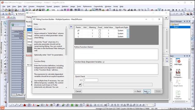 Creating New Python based Fitting Functions in Origin смотреть онлайн