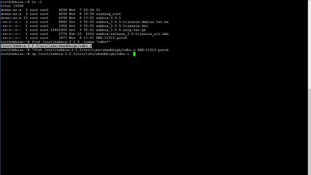 Zabbix Aplicando Patch para Correção de erro de consulta ODBC no Oracle смотреть онлайн
