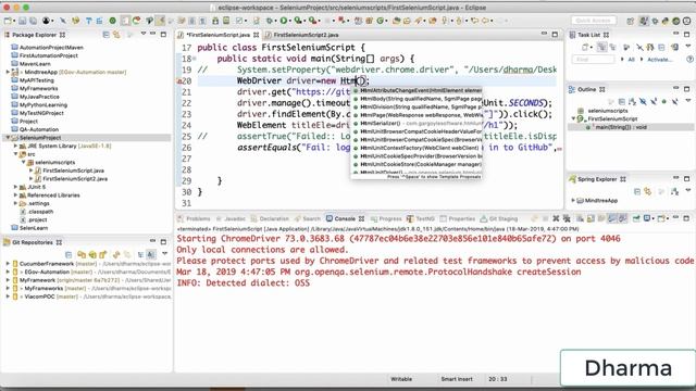 Headless Browser testing with Selenium || Headless Chrome Browser Testing in Selenium with Java смотреть онлайн