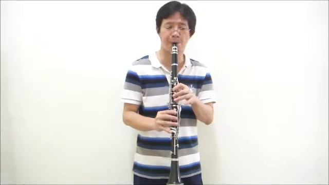 中國(江蘇)民謠-茉莉花(Jasmine Flower)-黑管/豎笛Clarinet練習01(no cover-by 任閒騎miraclemaryboy)降B調 смотреть онлайн