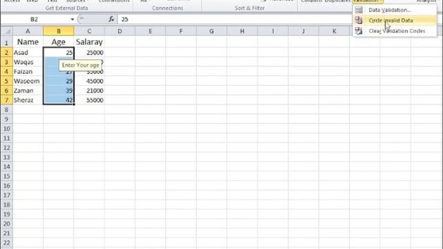 How to do Data Validation in MS excel Part-11 | MS-Excel 2010 | ZXTechnical смотреть онлайн