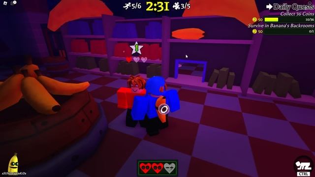 Escaping SCARY BANANA EATS in Roblox! смотреть онлайн