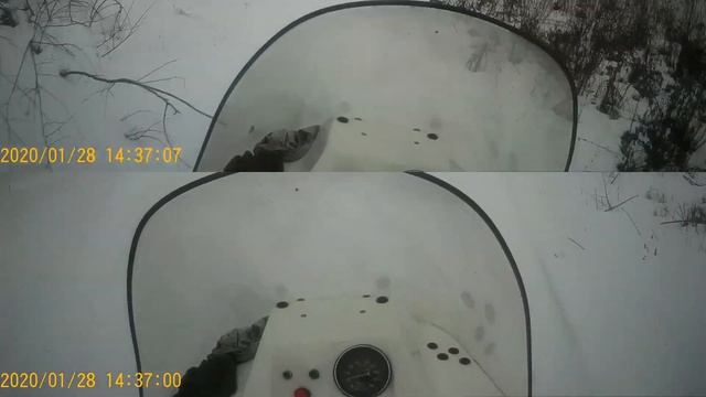 Покатушки на снегоходе РЫСЬ смотреть онлайн