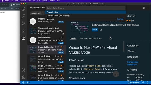 Visual Studio Code Introduction with Emmet смотреть онлайн