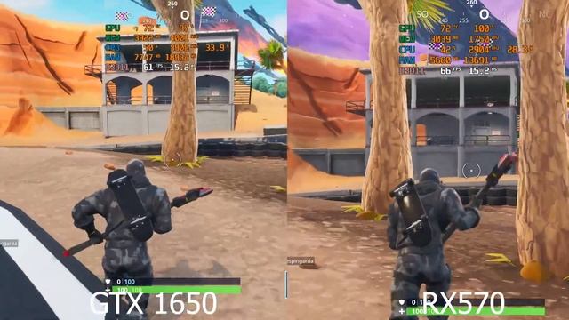 GTX 1650 vs RX 570 - Teste comparativo смотреть онлайн