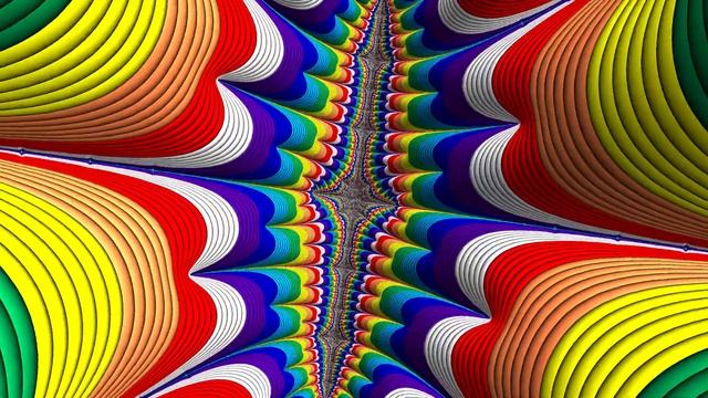 Rainbow Tubes - Mandelbrot Fractal Zoom смотреть онлайн