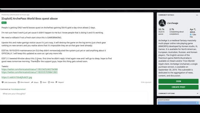Archeage unchained economy ruined on 1st 4 servers. Gold Exploit archepass смотреть онлайн