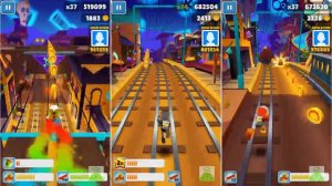 Subway Surfers Android Gameplay - Mexico Halloween Jake vs Dark vs Star World Tour
