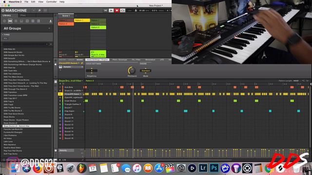 Making A Piano Hip Hop Beat Using Komplete Kontrol MIDI Keyboard смотреть онлайн
