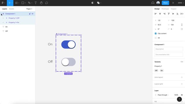 Figma Tutorial: Create an auto toggle switch смотреть онлайн