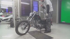 Мотоцикл чоппер Honda Jazz 50 рама AC09 mini chopper мини-байк гв 1991 пробег 16 км черный