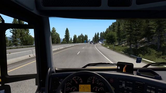 Volvo VNL 730 Truck With 435 BHP Hauling Lumber In Washington | ATS 1.46 | Logitech G29