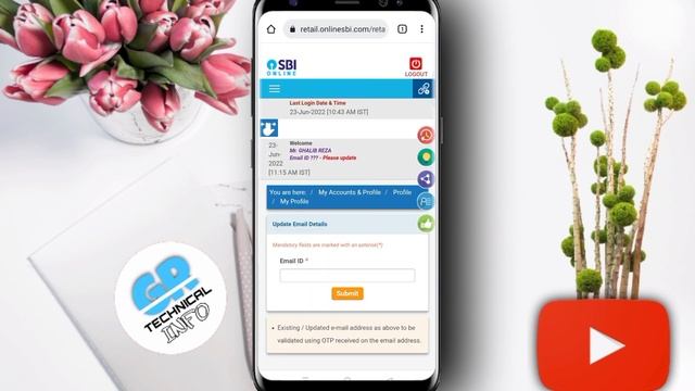 sbi account me email id link kaise kare 2023 | how to link email id in sbi bank 2023 | sbi account смотреть онлайн
