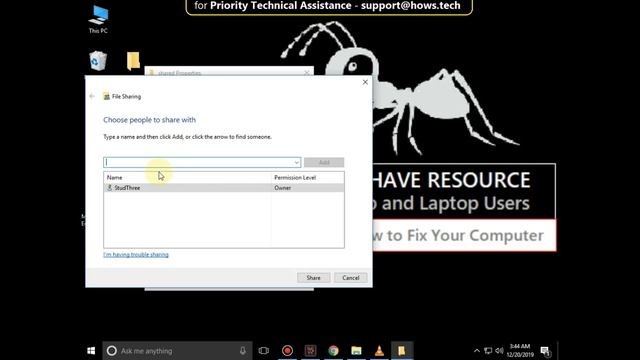 Share Folder in Windows 10 \ 8 \ 7 | Network File Access Sharing in 4 Steps смотреть онлайн