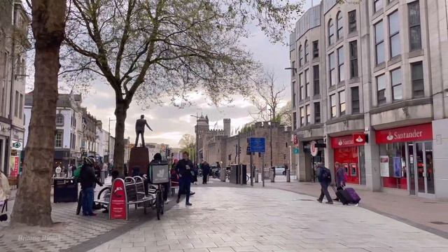 Walking Around Cardiff City Centre, Wales ???????