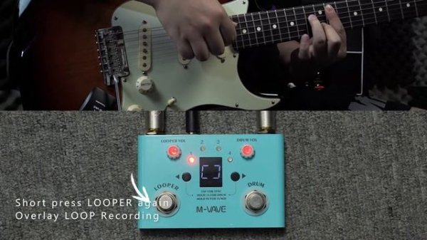 LOST TEMPO drum machine LOOPER mode basic operation