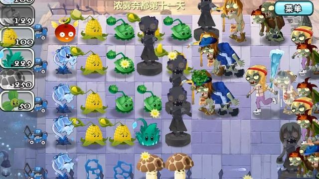 PvZ Travel, Foggy Ghost-town Day 11 (Kernel Pult) смотреть онлайн