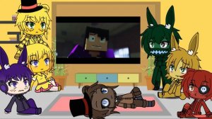 Реакция ФНАФ 1 на песню After Show