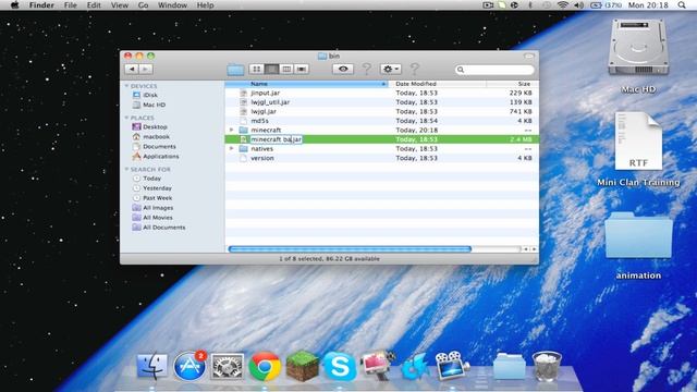 Minecraft: How to install Reis Mini-Map Mod MAC 1.5.1 смотреть онлайн