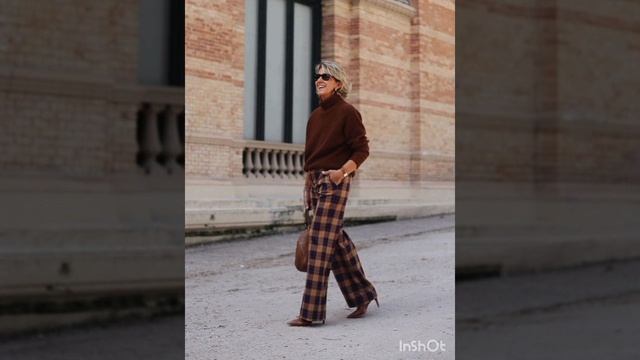 несколько осенних образов для стильных дам 50+???? #fashion #streetstyle #style #womens