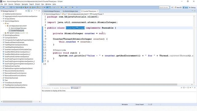 AtomicInteger is How different than using volatile or synchronized in a concurrent environment? смотреть онлайн