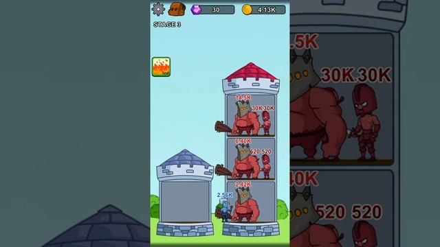 Hero Castle War all levels Gameplay Walkthrough (iOS, Android) #stage3 Ep226 смотреть онлайн