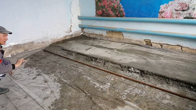 #179 Бетонные полы по грунту. Черновая стяжка. смотреть онлайн