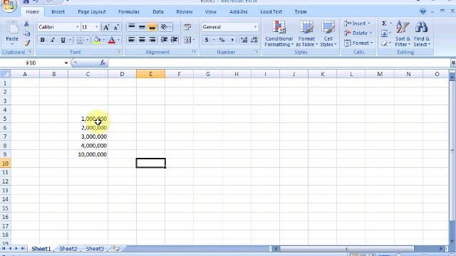 Belajar Excel 2007 (5) Tutorial Format Cells, Thousand Separator, Decimal Places, Accounting смотреть онлайн