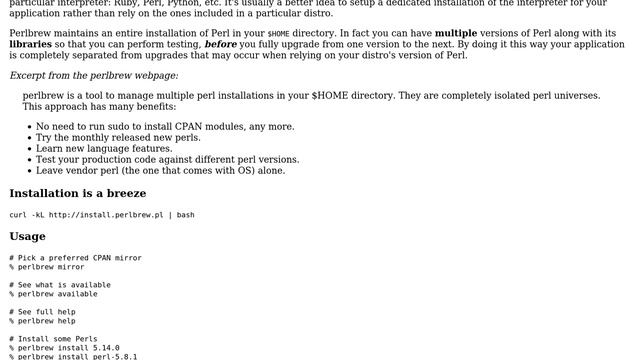 Creating a script to install a Perl application and its dependencies automatically смотреть онлайн