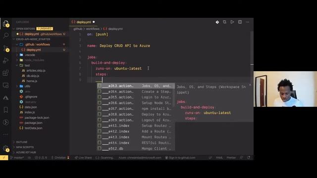 Build and Deploy JavaScript Web APIs to the Cloud | Microsoft Reactor Abu Dhabi смотреть онлайн