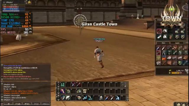 LIVE ON LINEAGE 2 - BETA L2 TOWN ( O Lineage 2 DIFERENCIADO que vem pra ficar) смотреть онлайн