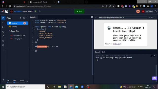 How to make a discordjs v13 bot| first command смотреть онлайн