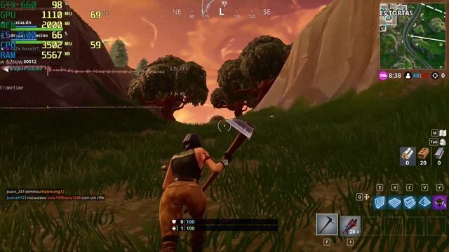 Fortnite Battle Royale: Intel Core i5 2500 + GTX 660 2GB +8gb Ram смотреть онлайн