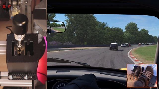 Project D H-Shifter in action! Automobilista 2. смотреть онлайн