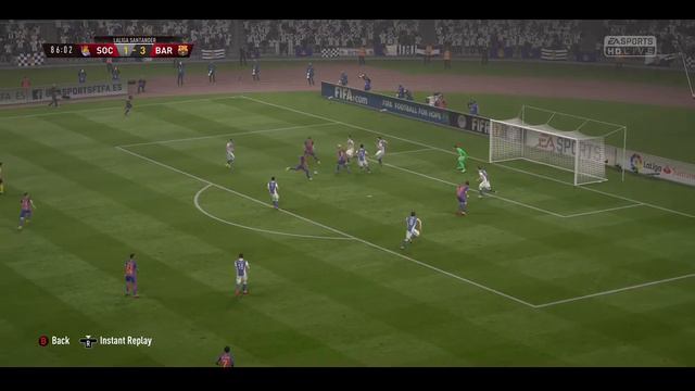 TURAN UNBELIEVABLE LONGSHOT!!! Fifa 17 Barcelona Career Mode #27 смотреть онлайн