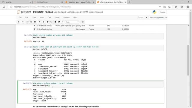 Cleaning of Play Store reviews dataset with python (HiCounselor) - Part 2 смотреть онлайн