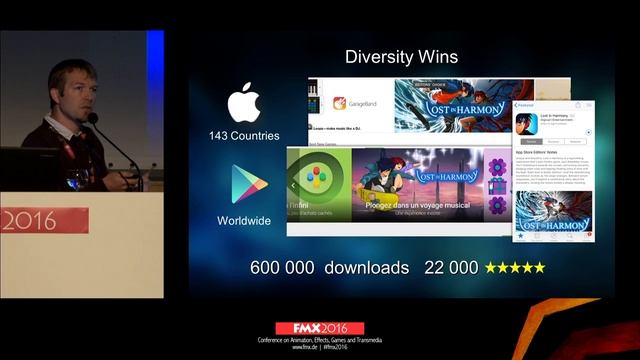 FMX 2016 - Yoan Fanise: Lost in Harmony Character diversity in casual games смотреть онлайн