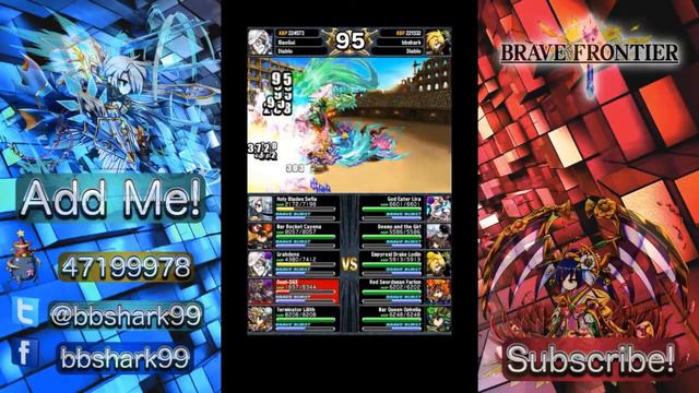 Brave Frontier: 3 PvP Arena Battles! (New Phone Mirroring App Test) смотреть онлайн