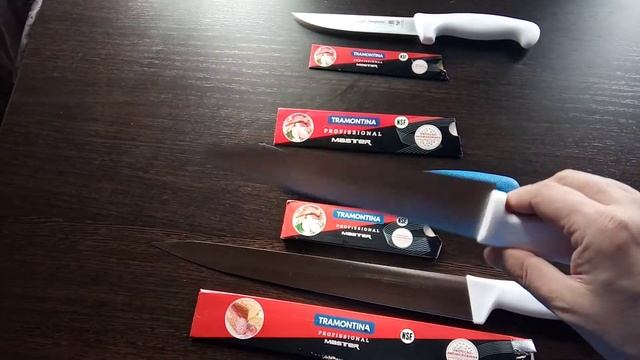 Рекомендую хорошие ножи TRAMONTINA! смотреть онлайн