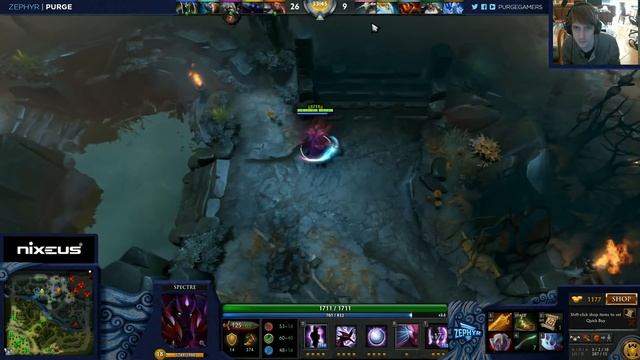 Dota 2 Purge plays Spectre смотреть онлайн