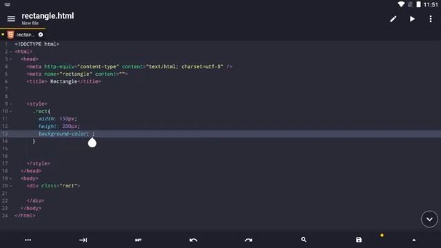 How to create Rectangle using Html and Css . #tutorial смотреть онлайн