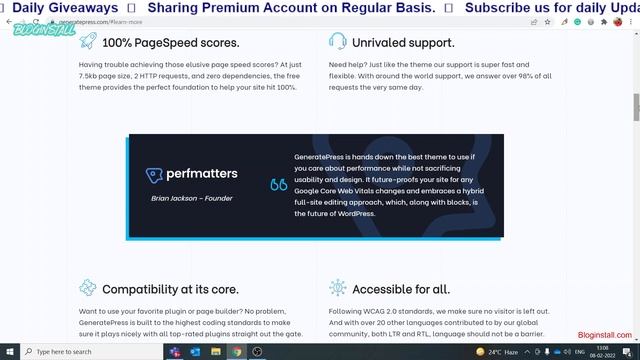 Generatepress wordpress theme Review and drawback - speed, stability, and accessibility смотреть онлайн