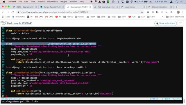 MDN Forms / All Books Tutorial Walkthrough on PythonAnywhere смотреть онлайн
