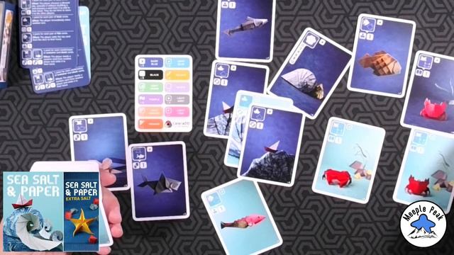 See what folded sea creations await. Unboxing Sea Salt & Paper and Extra Salt Expansion. смотреть онлайн