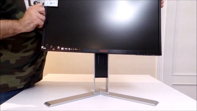 AOC Agon AG241QX - unboxing + montaje + review смотреть онлайн