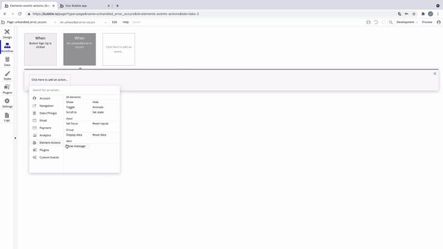How to Use the Unhandled Error Occurs Event | Bubble Quick Tip смотреть онлайн