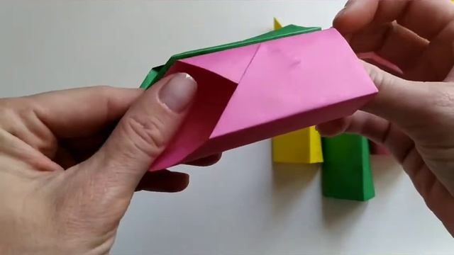 Органайзер из цветной бумаги. МК/Organizer made of colored paper. MK смотреть онлайн