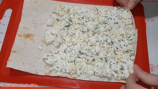 Даже не успевала снимать со сковородки ? Минутный Завтрак из ЛАВАША ? РУЛЕТИКИ с СЫРОМ и ТВОРОГОМ смотреть онлайн